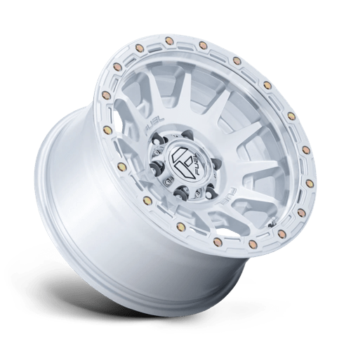 FORTRESS 18X9 Fuel Wheel – Gloss Silver Machined | 6x135 Bolt Pattern +20 Offset