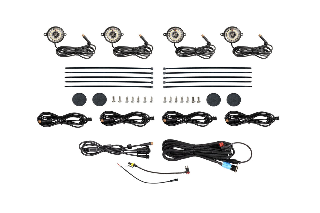 Morimoto XRL05 Rock Light Kit – White LED – 4 Pack