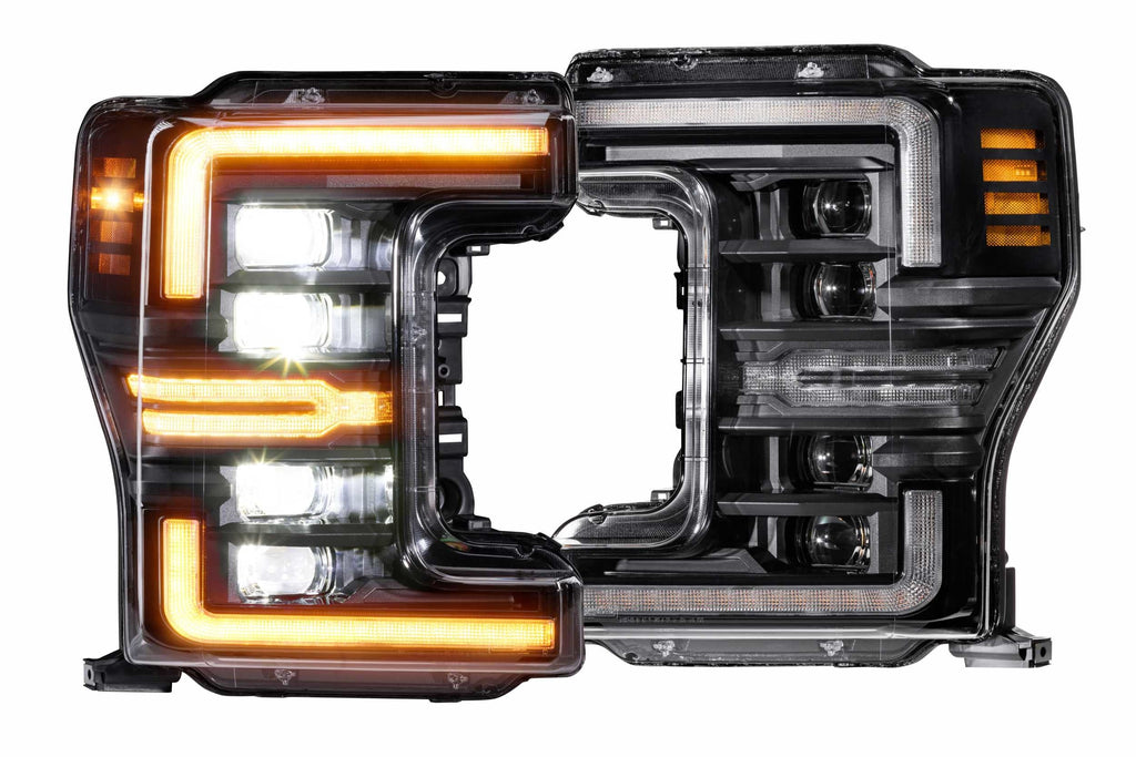 Morimoto XB LED Headlights – Ford Super Duty (2017–2019) | Amber DRL | Set
