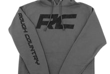 Load image into Gallery viewer, Rough Country Hoodie | RC Topographical Sleeve | Charcoal | MD