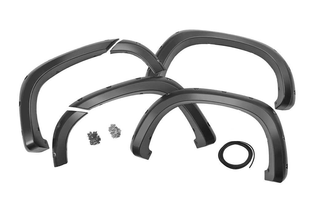 Pocket Fender Flares | GB8 Mosaic Black | Chevy Silverado 1500 2WD/4WD (19-21)