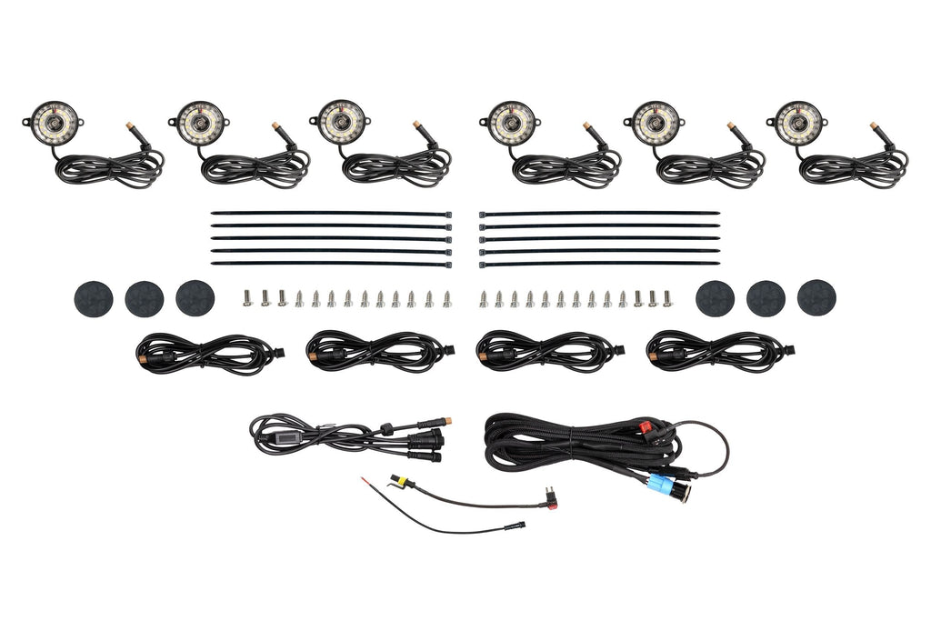 Morimoto XRL10 Rock Light Kit – White LED – 6 Pack