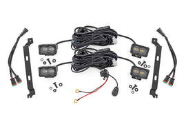 LED Fog Light Kit | 3x1.75 Inch Black Series Slim Aux | Toyota Tacoma (2024-2026)