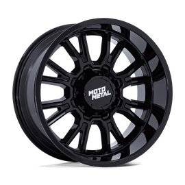 Moto Metal LEGACY 22x9 8x180 – Gloss Black Finish, +1 Offset