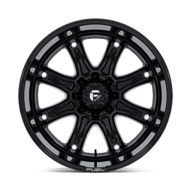 Fuel DARKSTAR 20x9 8x180 +1 Offset | Gloss Black Milled