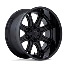 Load image into Gallery viewer, Fuel DARKSTAR 22x9 8x180 +1 Offset | Matte Black &amp; Gloss Black