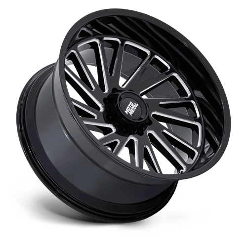 Moto Metal Combat Wheel – 20x10 | 8x6.5 Bolt Pattern | -18 Offset | Gloss Black Milled