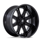 Fuel DARKSTAR 20x9 8x180 +1 Offset | Gloss Black Milled