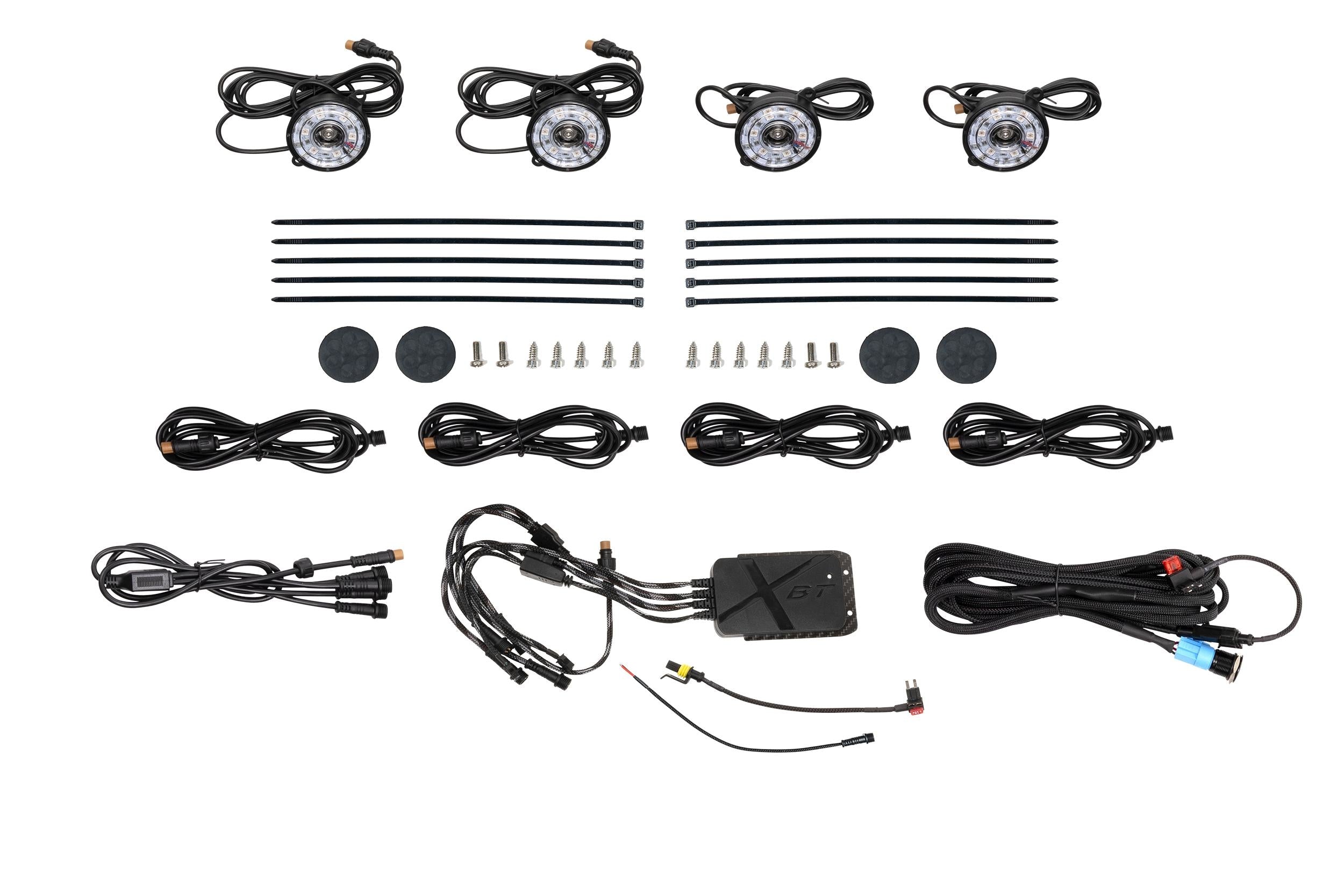 Morimoto XRL20 Rock Light Kit – RGB LED – 4 Pack