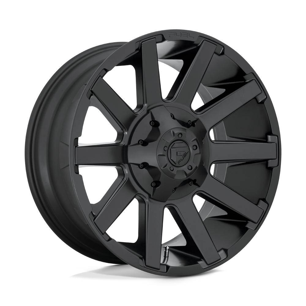 Fuel CONTRA 20x9 8x180 +20 Offset | Black & Milled