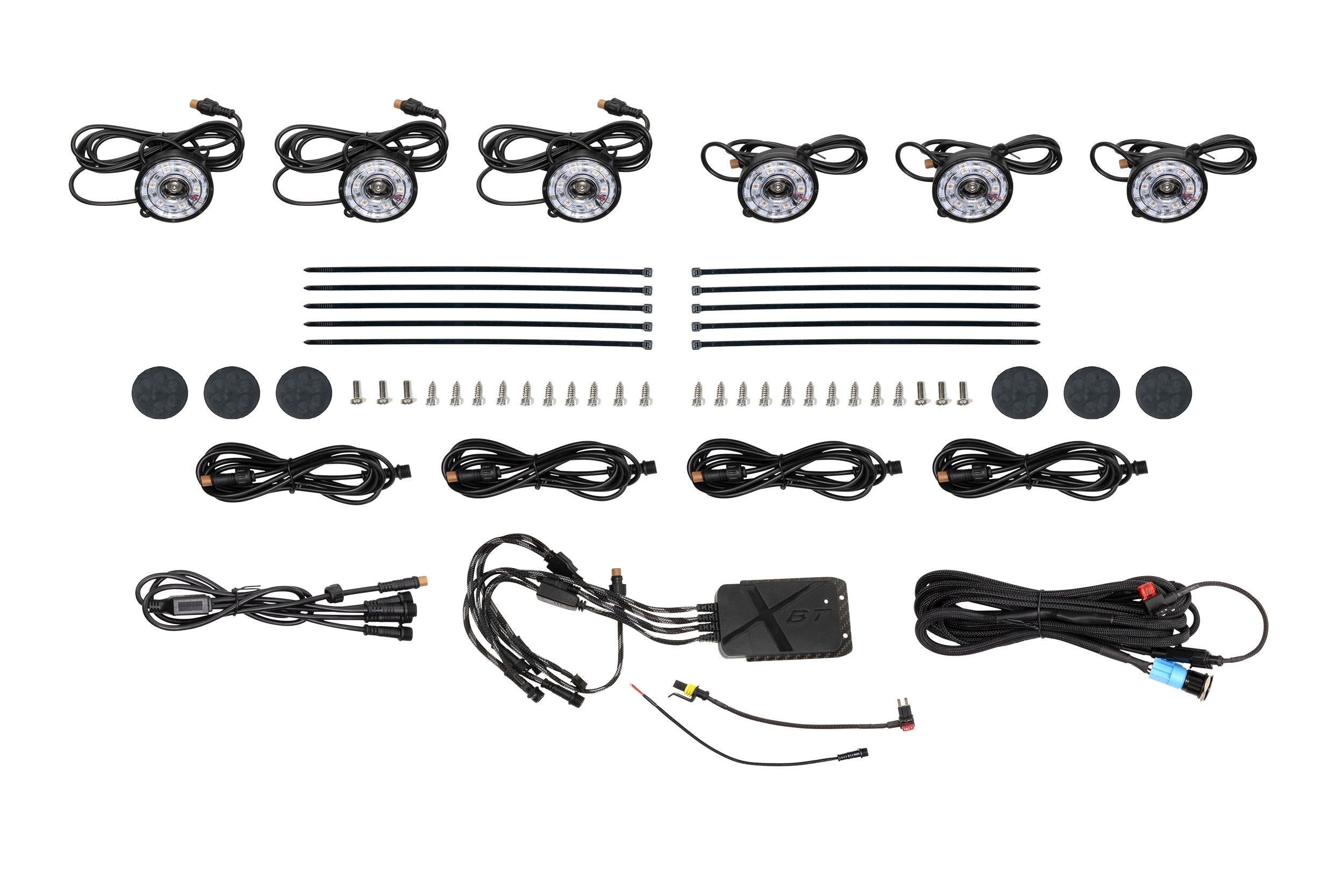 Morimoto XRL25 Rock Light Kit – RGB LED – 6 Pack