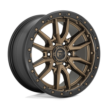 Load image into Gallery viewer, Fuel Rebel D681 Wheel – 22x9 | 6x135 Bolt Pattern | +20 Offset | Matte Bronze with Black Bead Ring