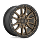 Fuel Rebel D681 Wheel – 22x9 | 6x135 Bolt Pattern | +20 Offset | Matte Bronze with Black Bead Ring