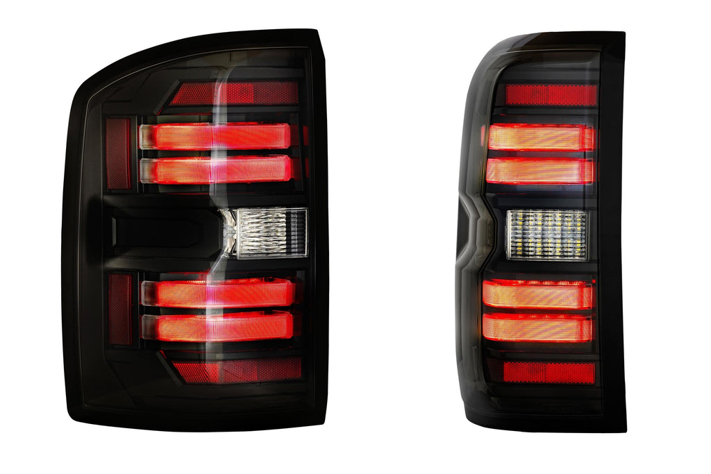 Morimoto XB LED Tail Lights – GMC Sierra (2014–2018) | Smoked Lens | Set