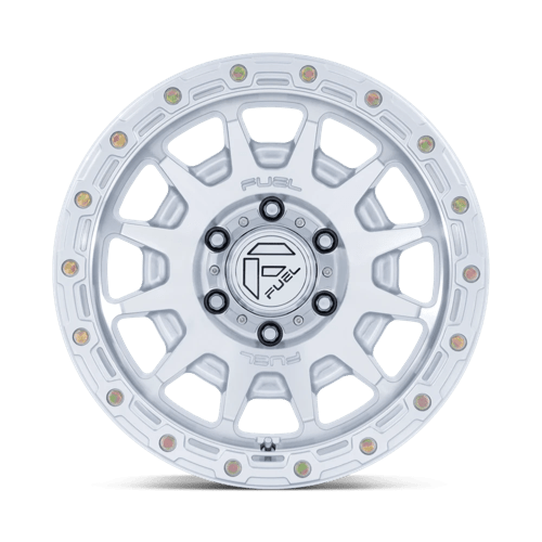 FORTRESS 18X9 Fuel Wheel – Gloss Silver Machined | 6x135 Bolt Pattern +20 Offset