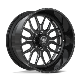 AFW Talon SS 24x12 -40 Offset | Gloss Black | 8x170 Bolt Pattern
