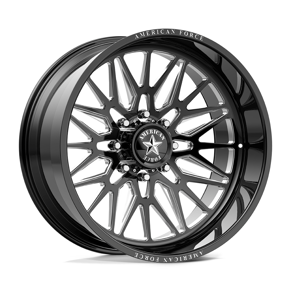 AFW Frost SFCC 24x12 -55 Offset | Gloss Black | 8x6.5 Bolt Pattern