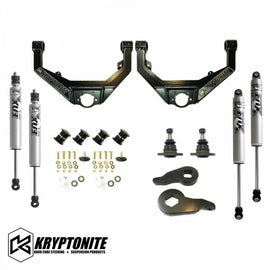 Kryptonite Stage 3 Leveling Kit w/ Fox Shocks | 2001–2010 Silverado/Sierra 2500HD & 3500HD