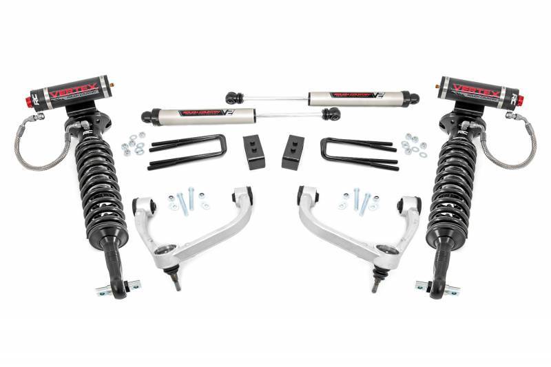 Rough Country 3" Lift Kit – Ford F-150 4WD (2014–2020) | Vertex Coilovers & V2 Shocks