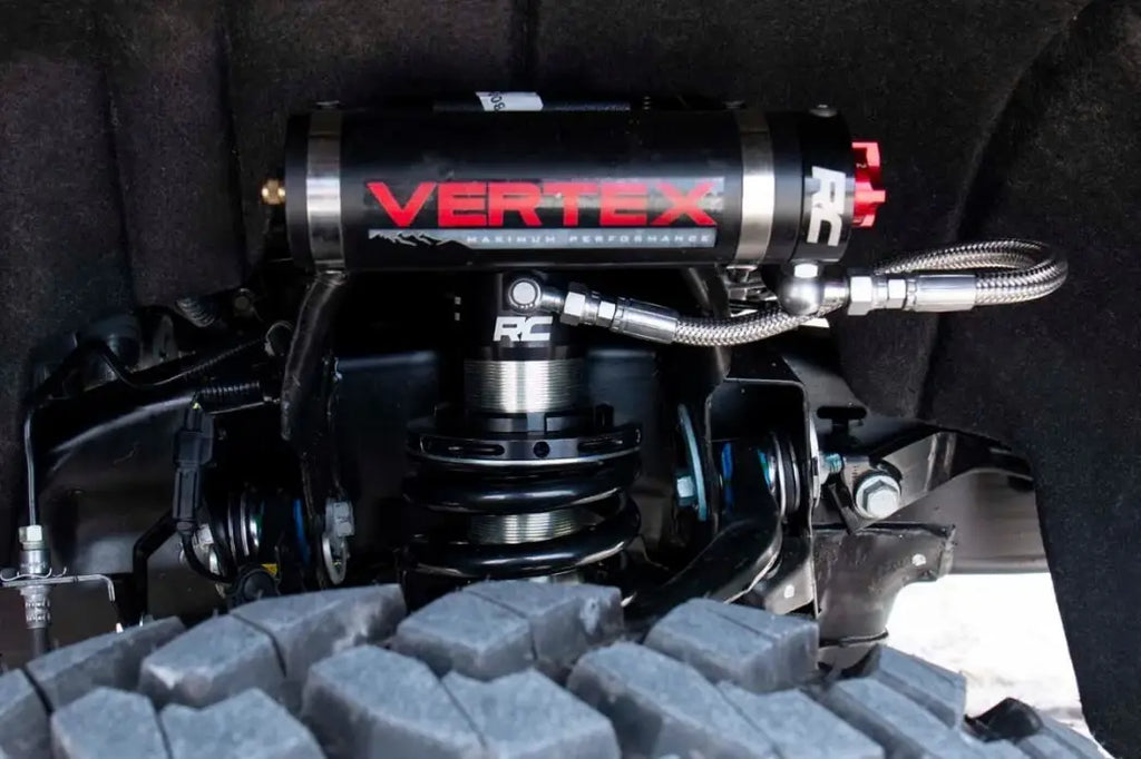 Rough Country Vertex 2.5 Adjustable Front Shocks | 6–7.5" Lift | Chevy/GMC 1500 (2007–2018)