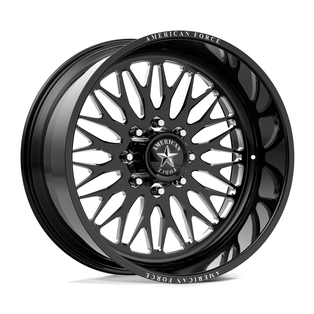 AFW Extort SS 22x12 -40 Offset | Gloss Black | 8x6.5 Bolt Pattern