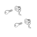 CAMLOCK W/ KEY, ONE EACH, PK/2