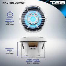 Load image into Gallery viewer, DSS-NXL-10SUB/WH_04.jpg