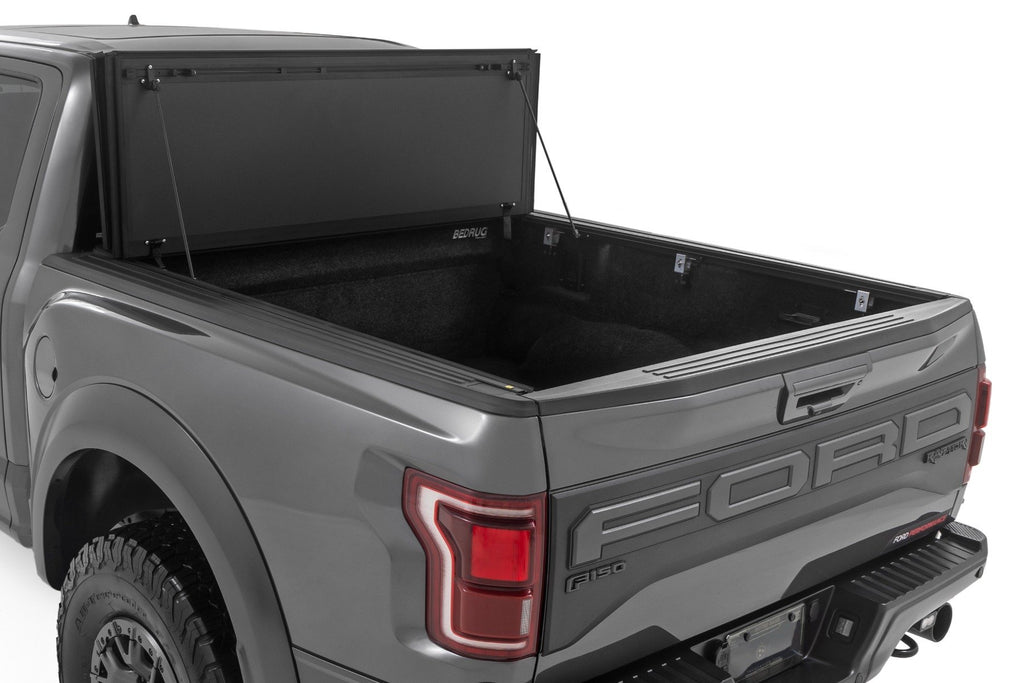 Hard Tri-Fold Flip Up Bed Cover | 5'7" Bed | Ford F-150 (21-24)/F-150 Lightning (22-24) 