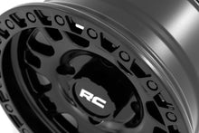 Load image into Gallery viewer, Rough Country 82 Series Wheel | UTV | Semi Gloss Black | 15x7 | 4x110 | +10mm