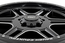 Load image into Gallery viewer, Rough Country 92 Series Wheel | Machined One-Piece | Gloss Black | 18x9 | 6x135 | +0mm