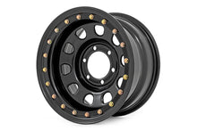 Load image into Gallery viewer, Steel Simulated Beadlock Wheel | Black | 15x8 | 5x4.5 | 3.30 Bore | -19