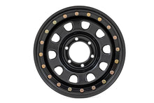 Load image into Gallery viewer, Steel Simulated Bead Lock Wheel | Black | 16x8 | 6x5.5 | 4.25 Bore | -12