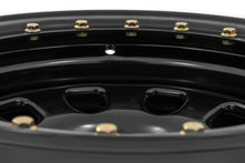 Load image into Gallery viewer, Steel Simulated Bead Lock Wheel | Black | 16x8 | 6x5.5 | 4.25 Bore | -12