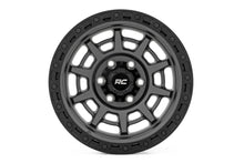 Load image into Gallery viewer, Rough Country 85 Series Wheel | Simulated Beadlock | Gunmetal Gray/Black | 17x9 | 6x135 | -12mm