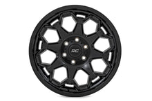 Load image into Gallery viewer, Rough Country 80 Series Wheel | One-Piece | Semi Gloss Black | 20x10 | 6x135 | -25mm