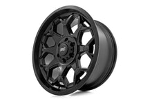 Load image into Gallery viewer, Rough Country 80 Series Wheel | One-Piece | Semi Gloss Black | 20x10 | 6x135 | -25mm
