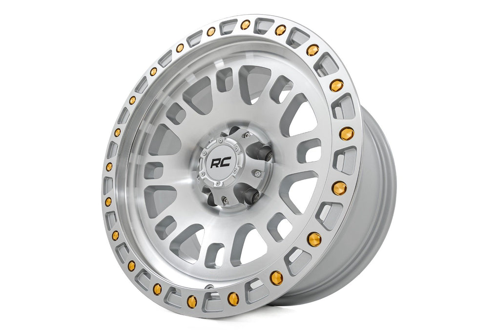 Rough Country 82 Series Wheel | One-Piece | Full Machined  | 17x9 | 5x4.5 | -12mm