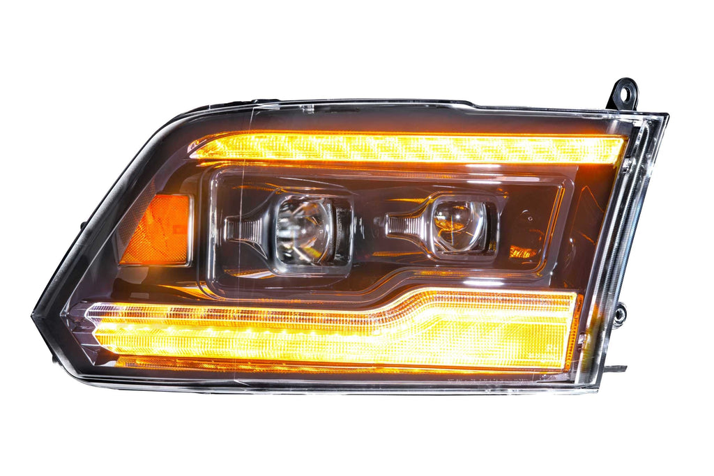 Morimoto XB LED Headlights – Dodge Ram (2009–2018) | Amber DRL | Set