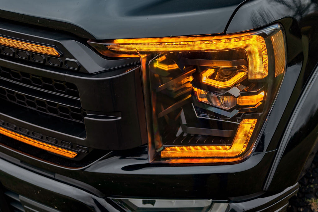 Morimoto XB LED Headlights – Ford F-150 (2021–2023) | Amber DRL | Set