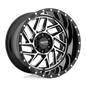 Moto Metal MO985 20x12 Wheel - Gloss Black Milled | 8x6.5 Bolt Pattern | -44 Offset