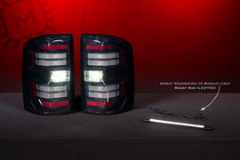 Morimoto XB LED Tail Lights – GMC Sierra (2014–2018) | Smoked Lens | Set