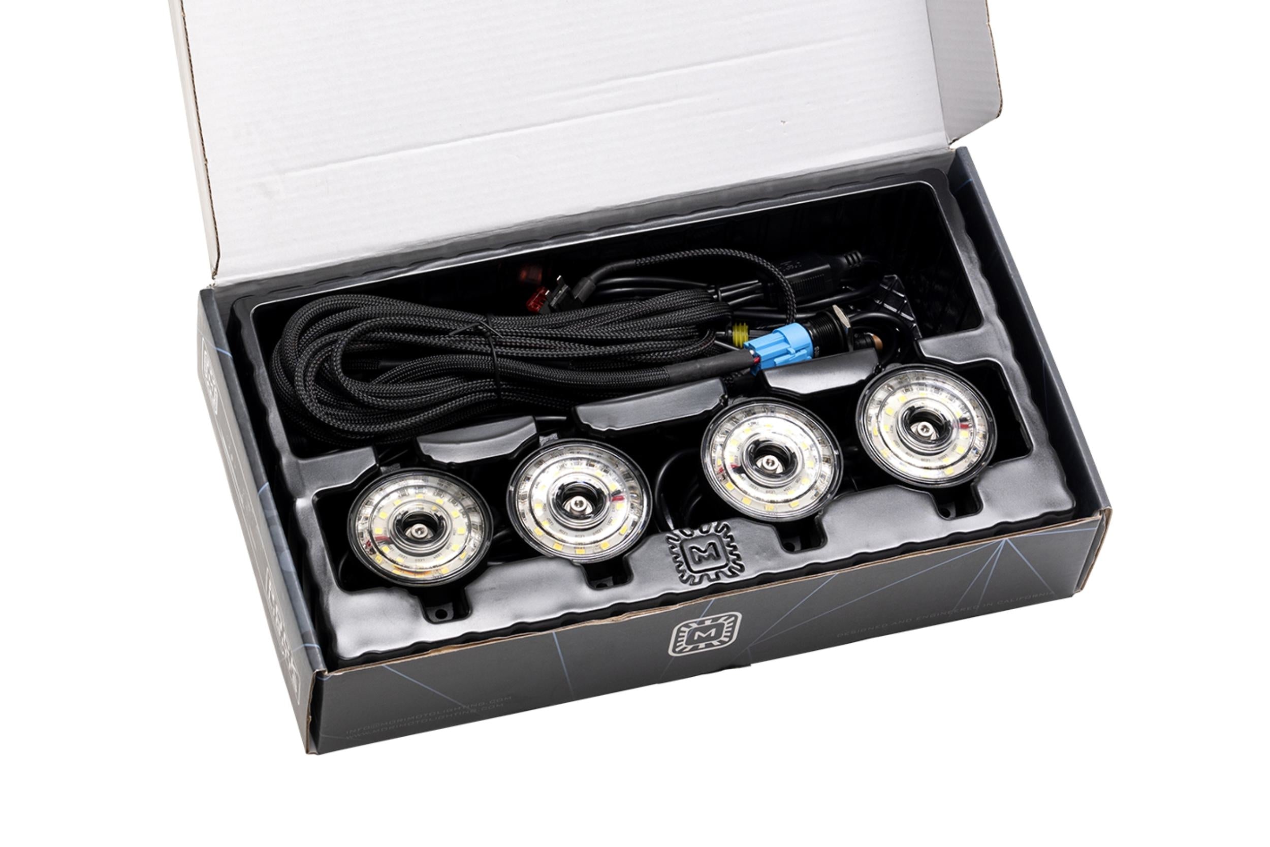 Morimoto XRL05 Rock Light Kit – White LED – 4 Pack