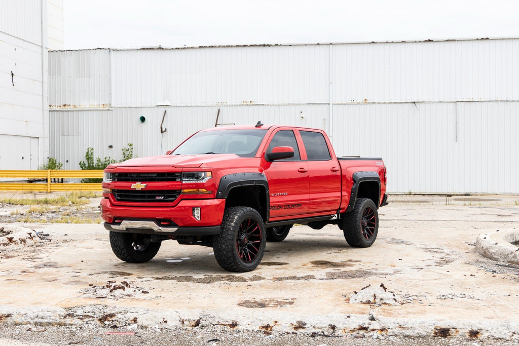 Fender Flares | Defender | 5'9" Bed | GAZ Summit White | Chevy Silverado 1500 (14-18 & Classic)