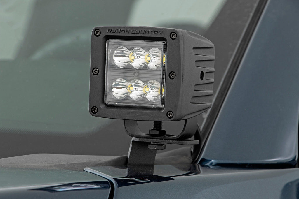 LED Light Kit | Ditch Mount | 2" Spectrum Pair | Spot | Ford F-150 (15-24)/F-150 Lightning (22-24) 