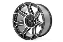 Load image into Gallery viewer, Rough Country 89 Series Wheel | One-Piece | Black Machined Gun Metal | 20x10 | 6x5.5 | -18mm