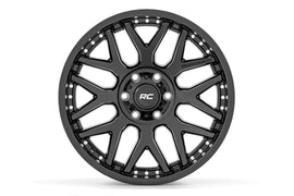 Rough Country 95 Series Wheel | One-Piece | Gloss Black | 20x10 | 6x5.5 | -18mm