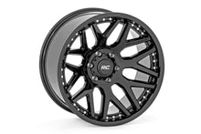 Load image into Gallery viewer, Rough Country 95 Series Wheel | One-Piece | Gloss Black | 20x10 | 6x5.5 | -18mm