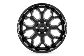 Rough Country 96 Series Wheel | One-Piece | Gloss Black | 20x9 | 6x5.5 | +0mm