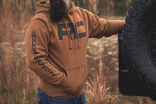 Load image into Gallery viewer, Rough Country Hoodie | RC Topographical Sleeve | Saddle | MD