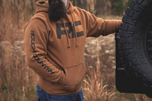 Load image into Gallery viewer, Rough Country Hoodie | RC Topographical Sleeve | Saddle | SM